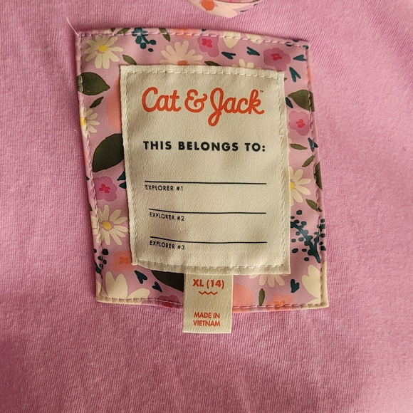 Floral Pink Kids Jacket - Picture 2 of 11